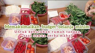 MEMAKSIMALKAN BUDGET BELANJA MINIM UNTUK KEBUTUHAN MAKAN SEHARI HARI SAAT SEMUA SERBA MAHAL ‼️