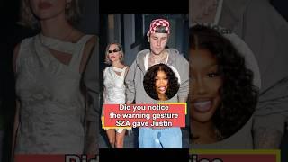 Did you notice the warning gesture SZA gave Justin? Justin no longer has a chance to pay off his $60