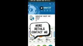 Cheap VoIP calling card apk installation