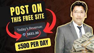 Make $500 Per Day with This Secret Trick | CPA Marketing For Beginners | Free Traffic Method 2024