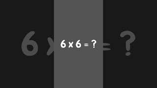 Square of 6? | #Shorts