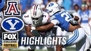 Arizona Wildcats vs. No. 14 BYU Cougars Highlights | FOX College Football