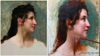 Portrait painting tutorial How to paint a portrait in oil like William Bouguereau?