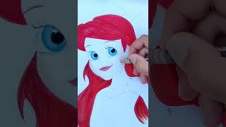 Drawing and coloring The Little Mermaid Ariel #coloring #drawing #ariel #art #artist #artwork