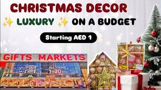 Festive Decor on a Budget: Christmas in Dubai - Gifts Market Sharjah! AED 1 TO 20 ONLY!