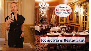 Where to eat in Paris? Le Procope Restaurant in Saint Germain des Pres Paris France