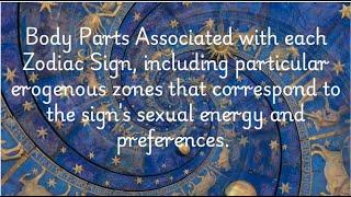 Body Parts Associated sexual energy  of Sunsigns #astroshastra #sunsigns #sunsignandbodyparts #short