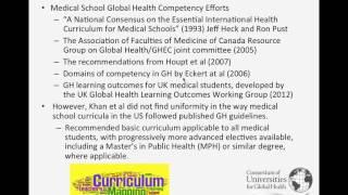 Interprofessional Global Health Competencies  Exploring Consensus and Controversies