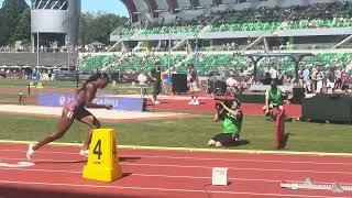 Alexis Holmes (51.05), Effiong Women’s 400m Round 1 Heat 4, US Olympic T&F Trials 2024