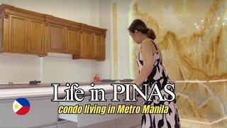 PHILIPPINES  | Temporary kitchen update, first cooking, groceries, Simple condo living | MiCHEL 