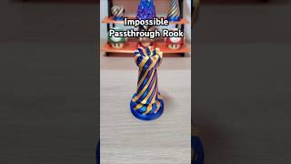 3D Printed Impossible Passthrough Rook #3d #3dprinting #asmr #shorts #reels