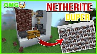 How To Make Automatic Netherite Duper/Farm Tutorial in Minecraft 1.20 Bedrock/PE/JAVA/Xbox/PS4/PC