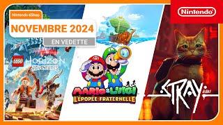 Temps forts du Nintendo eShop – Novembre 2024 (Nintendo Switch)