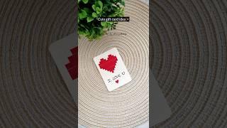 Handmade card for your loved ones | easy gift card ideas #diy #craft #handmade #giftideas #couple