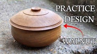 Creating Unique Bowl With Lid From Rough Out Pieces | Woodturning At Its Best