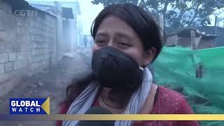 Large-scale emergency response efforts are underway in Ecuador to fight against wildfires