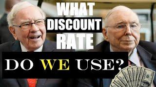 What Discount Rate Berkshire uses to calculate Intrinsic Value | Warren Buffett and Charlie Munger