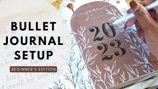 2023 Bullet Journal Setup | Plan with Me | Vintage Scrapbook Theme ️