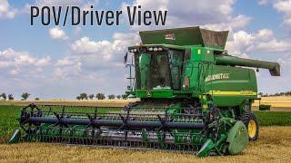 POV/Driver View Žně 2024 I John Deere 9780i CTS 