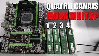 QUAD CHANNEL DE MEMÓRIA RAM MUDA MUITO DO SIMPLES DUAL CHANNEL?