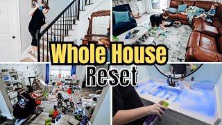 Whole House Reset 2025 | Realistic Clean With Me | Mom Life Cleaning Motivation