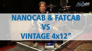 BluGuitar NANOCAB & FATCAB Guitar Cabinet - Comparison Vintage 4x12 - English