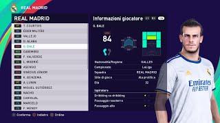 Real Madrid 2021-22 #eFootball 2022 Ps4 #Ps5 PES 2021 Player Faces Ratings eFutbal Option File