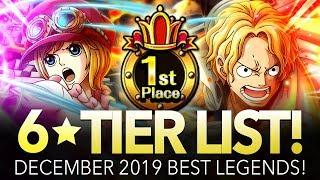 GLOBAL TIER LIST! Best Legends December 2019! (ONE PIECE Treasure Cruise)