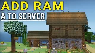 How To Add More RAM to A Minecraft Server