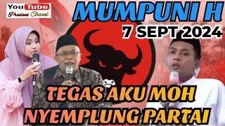 DARI PARTAI SAMPAI DATANG KE RUMAH TEMANGGUNG MUMPUNI DAN KELUARGA TETAP MOH MASUK PARTAI