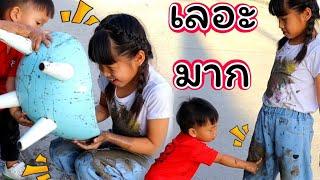 เกลลี่ พี่น้องไม่ต้องทะเลาะกัน แบ่งปันเท่ากับสุขใจ [ละครสั้นเกลลลี่&ธันวา]