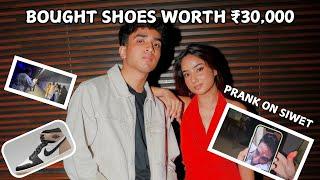 BROTHER GIFTED ME SHOES  / DRUNK PRANK ON SIWET . #shyrinnanicka