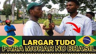 LARGAR TUDO EM ANGOLA PARA MORAR NO BRASIL VALE A PENA MESMO?  EM 2023 " ANGOLANOS RESPONDENDO "