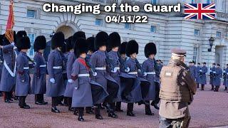 Old Guard Leaves Buckingham Palace to Wellington Barracks 04/11/22