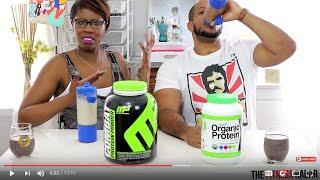 MUSCLE PHARM COMBAT PROTEIN VS ORGAIN ORGANIC PLANT BASED VEGAN PROTEIN