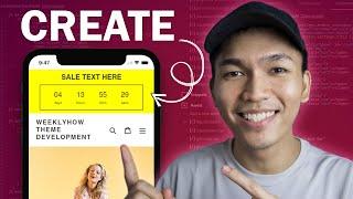 How To Create A Sale Countdown Timer Bar in Shopify Without Apps (2021)