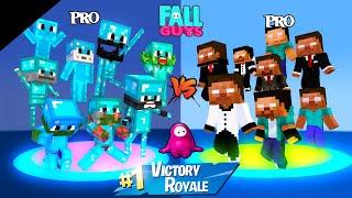 FALL GUYS CHALLENGE : PRO BABY MONSTER VS HEROBRINE BABY - FUNNY MONSTER SCHOOL