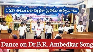 APSWR SCHOOL CHINTALAPUDI STUDENTS DANCE PERFORMANCE ON DR.B.R. AMBEDKAR SONG | DASARI KRANTHI KUMAR