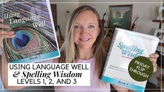 FRIDAY FLIP THROUGH || USING LANGUAGE WELL & SPELLING WISDOM FROM SIMPLY CHARLOTTE MASON