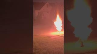 2 inch salute firework shell in the hood