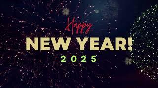 New Year 2025 Wishes | Best Wishing A Happy New Year 2025 4K Video Royalty Free!