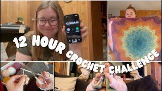 12 hour crochet challenge!