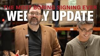 The Most Boring Signing Ever + Weekly Update