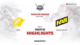 ONIC vs Natus Vincere HIGHLIGHTS MPL ID S15 | NAVI VS ONIC ESPORTSTV