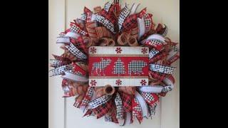 Buffalo Plaid Christmas Wreath