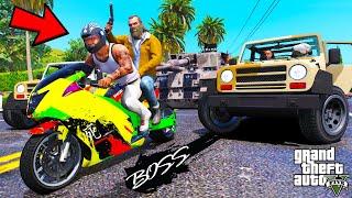 Franklin BOSS Took Revenge From Army Chief In GTA 5 | SHINCHAN and CHOP