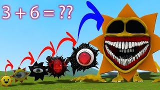 NEW EVOLUTION OF MR SUN SPRUNKI (All Phases) in Garry's Mod