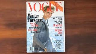 1997 November ASMR Magazine Flip Through: Vogue w Stella Tennant, Brad Pitt, Richard Gere