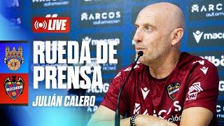 RUEDA DE PRENSA de Julián Calero previa al encuentro ante el Pontevedra CF (Copa del Rey)