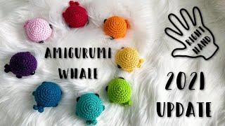 Amigurumi Whale UPDATED 2021 | Easy Beginners Tutorial | Crochet Pattern PDF | Right Handed